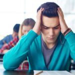 A teen struggles in school.